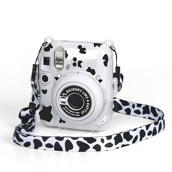 Fujifilm Instax Mini 12 läpinäkyvä suojakotelo Black