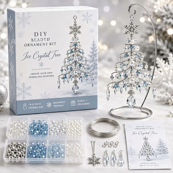 DIY-joulukuusen helmikoristesarja F model