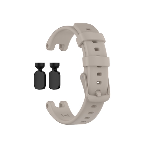 Mjukt silikonarmband för Garmin Lily damklocka, sportigt färgglatt armband, herrklocka för Garmin Lily med verktyg (Khaki)