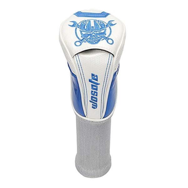 1/2/3 Slitstarkt Golf Driver Headcover PU Läder UT Klubbhuvud Vit UT 37CM[GKS] White UT 37CM 1Set
