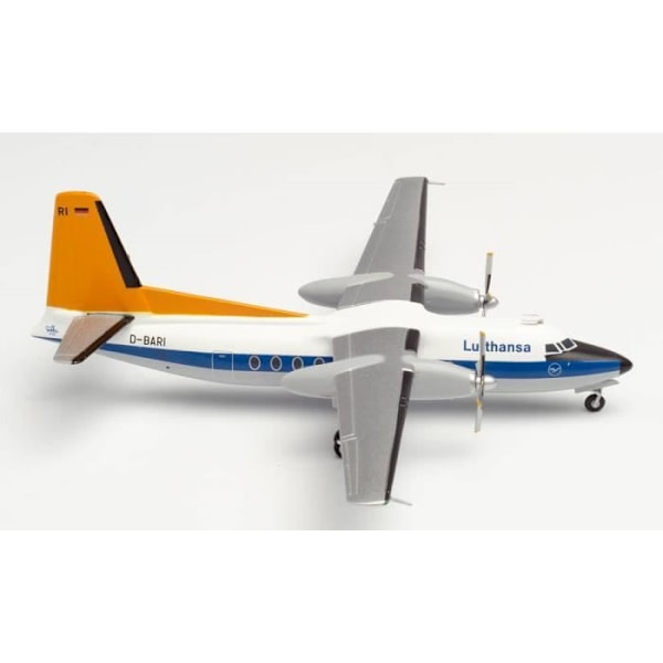 Kootut mallit - Fokker F27 FRIENDSHIP - LUFTHANSA 1/200 Herpa