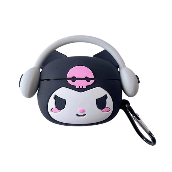 Lilo & Stitch Airpods Hörlursfodral Sött Hörlursskal Mjukt Silikonfodral Kuromi Gray 3rd Generation