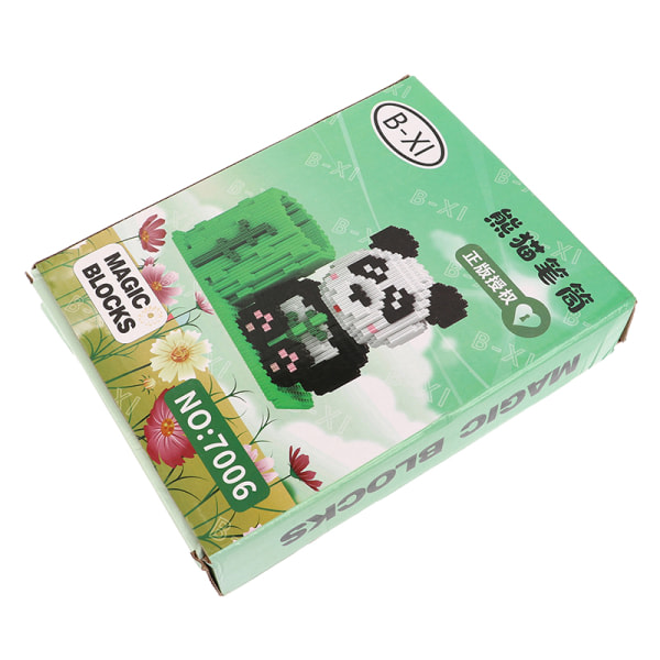Leksaker Hobby Djur och Kawaii Panda Micro Building Model Mini B