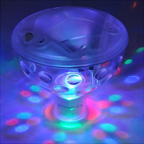 Flydende undervands LED glød disco lysshow til pool spa lampe