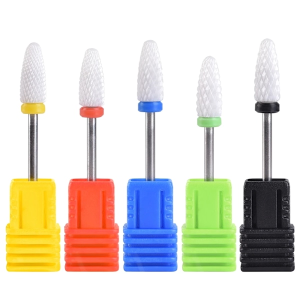 Keramiske Neglebor Gel Polish Fjerning Død Hud Rengjøring Flat Head C