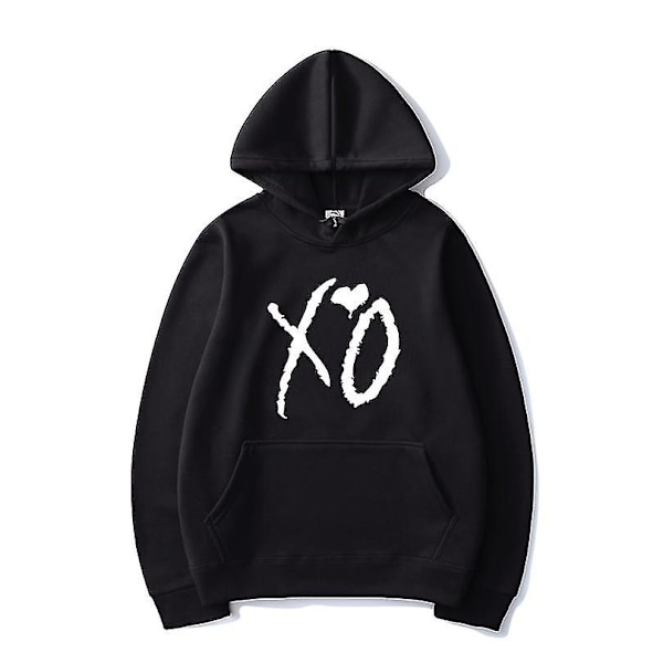 The Weeknd trykte hættetrøjer Xo Mode Print hættetrøje herre kvinder Harajuku Hip Hop pullover hættetrøje toppe mørkegrå 01 Dark Gray 01 M