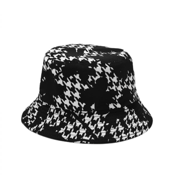 Söt Bucket Hat Beach Fisherman Hattar för kvinnor, vändbara dubbelsidiga unisex (HATL011)