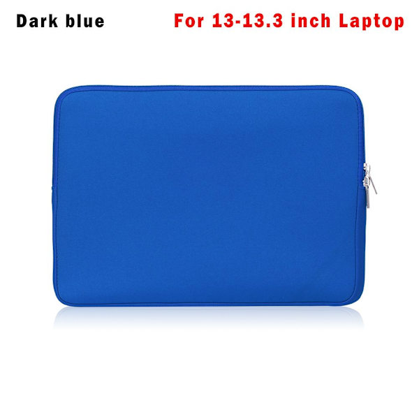 Laptopveske Etui Mørkeblå FOR 13-13,3 TOMMER Mørkeblå dark blue For 13-13.3 inches