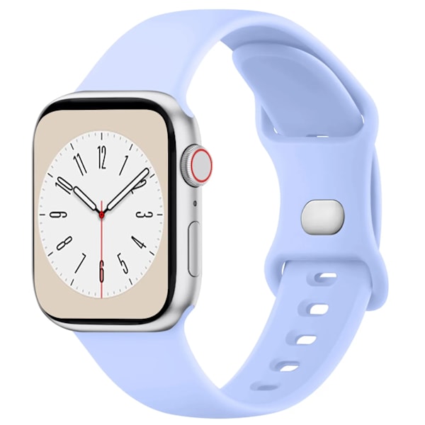 Mjuk Silikonarmband för Apple Watch 8 7 6 5 4 3 SE Armband för IWatch Ultra 49mm 45mm 41mm 40mm 44mm 38mm 42mm klocka mint blue