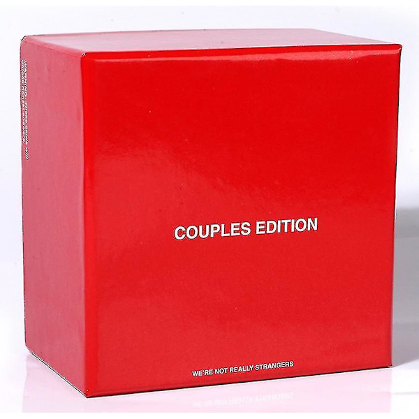We're Not Really Strangers -korttipeli – Interaktiivinen korttipeli aikuisille ja jäänmurtaja Couple version