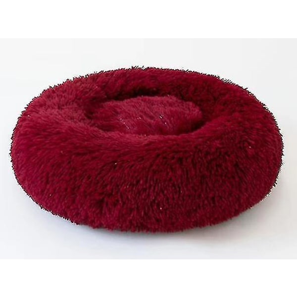 Munkformad Pet Plush Cat Bed Red 60*60 cm