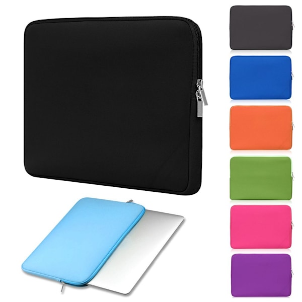 Laptop taske Sleeve Case Cover SORT TIL 17-17,4 TOMMER sort black For 17-17.4 inches