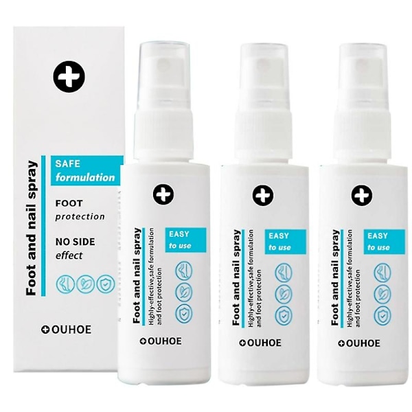 3 stk Onycostop Pro fod- og neglebeskyttelse, naturlig og kraftfuld fodpleje null null null none