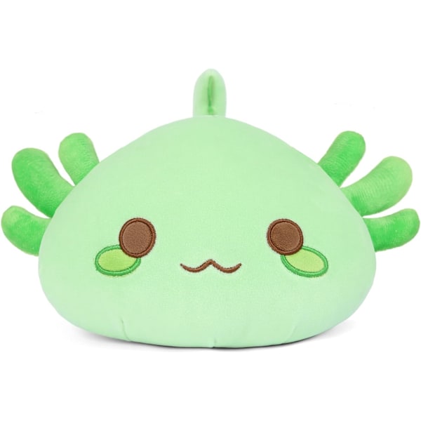 Onsoyours Söta Axolotl Plyschdjur, Mjukt Fyllt Djur Salamander Plyschkudde, Kawaii Plyschleksak för Barn (Grön Axolotl, 13 tum) Green