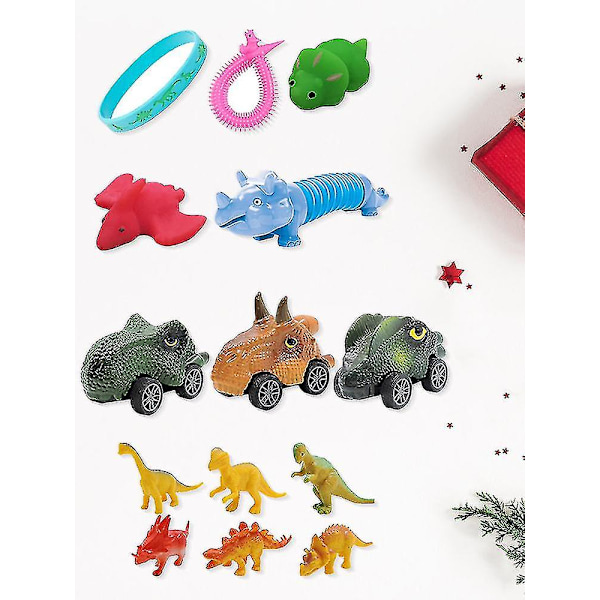 Adventskalender Dinosaurie Julkalender För Barn Pojkar 24 Dagar Nedräkning Julkalendrar-yujia