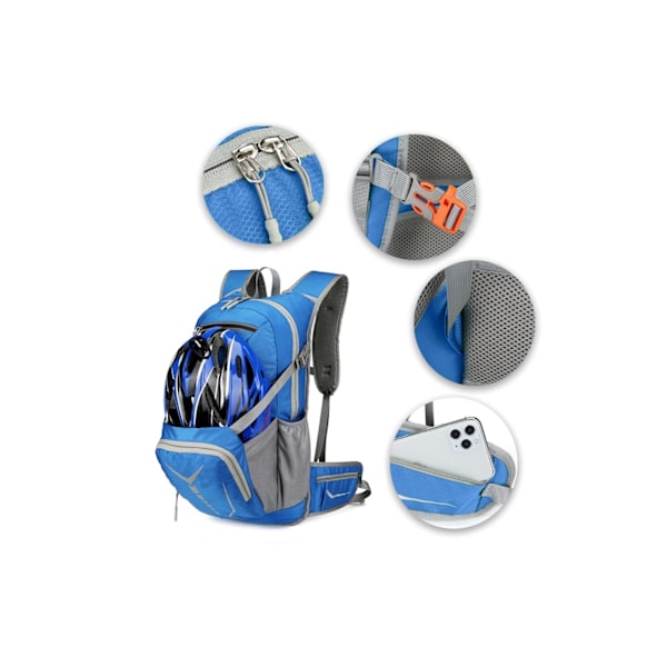 Reppu 18L juoksuun / pyöräilyyn Musta Blue Blue