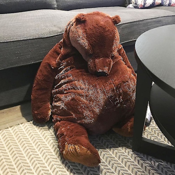 Simulering Dyr Jungel Skog Brunbjørn Gigantisk Plysj Teddybjørn Leke Kosedyr Myk Pute Jenter Barn Bursdagsgave about 80cm