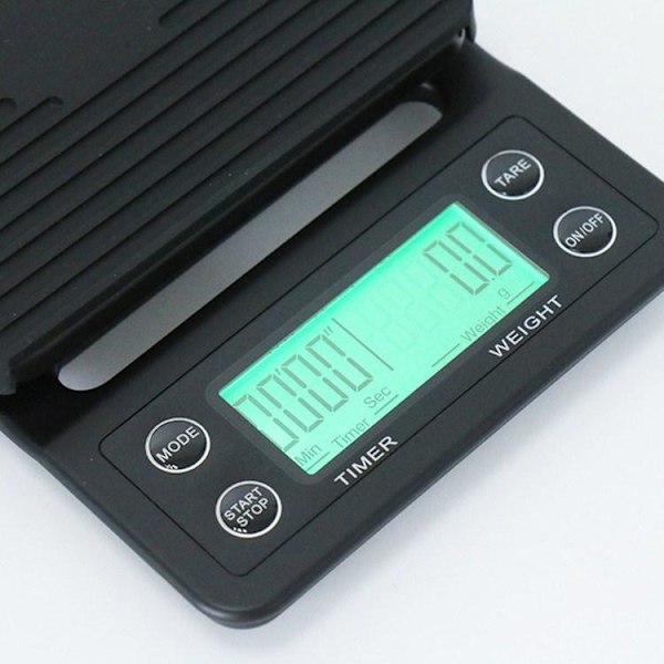 Digital Våg / Köksvåg - 0.1g-5kg Black Black