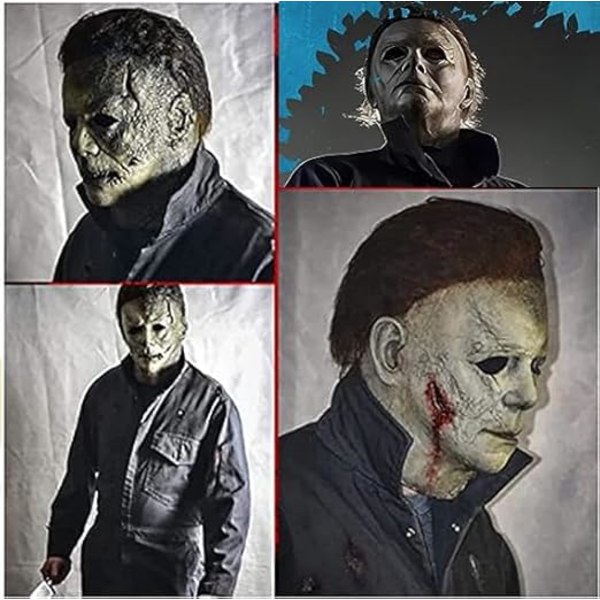 Michael Myers Maske, Gyser Maske, Cosplay Maske til Maskerade, Michael Myers Kostume, Uhyggelig Cosplay Maske