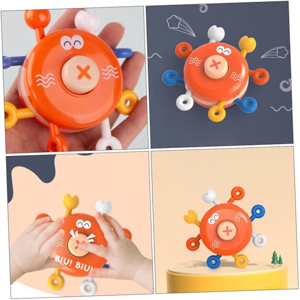 Finger Push Musik Baby Krabbe Badelegetøj Flydende Badekar Legetøj Badekar Sprinkler Legetøj