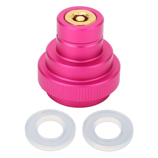 Soda vand CO2 adapter TR21 4 han gevind Soda vand CO2 cylinder konnektor til Terra Pink