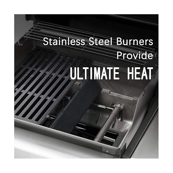 69785 18-tums Grillbrännare Kompatibel med Spirit I & Ii 200-serien Spirit E-210 E-220 med Upp Silver