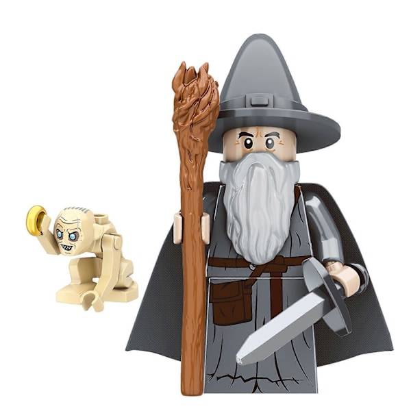 8 st Medeltida Riddare Sagan om Ringen Minifigurer Byggleksaker Antik Militär Rustning Soldater Actionfigurer