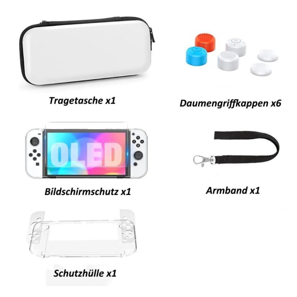 Hård bärväska kompatibel med Nintendo Switch OLED