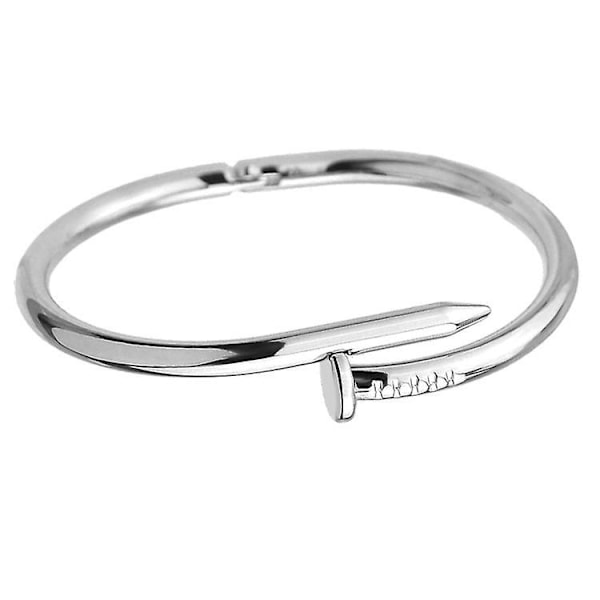 Mode Armbånd Rustfrit Stål Par Åbning Armring Titanium Spike Kvinder Mænd