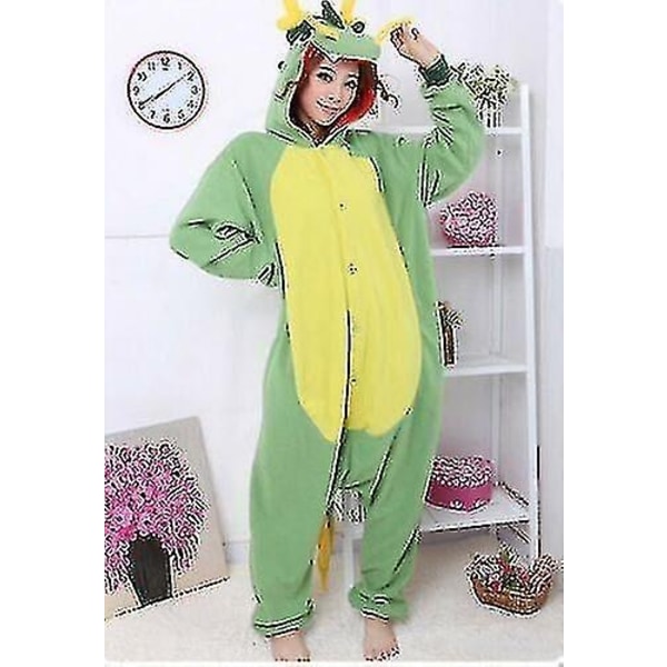 Halloween Unisex Onesie Kigurumi Hieno Pukeutumiskostyymi Hupparit Pyjamat Univaatteet -9-1 - Perfet Kiina Lohikäärme China Dragon M for 160-170cm