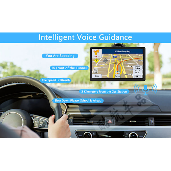 GPS Navigator 5 Tum (Europa) Bil Lastbil 8G HD