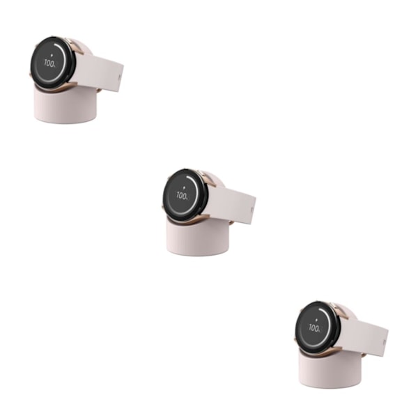 1/2/3/5 Kätevä ja monitoiminen latausteline kellolle, vaaleanpunertavan harmaa [GKS] pale pinkish grey 3PCS