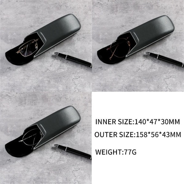 Brilleboks Solbrilleetui ETUI - lager black