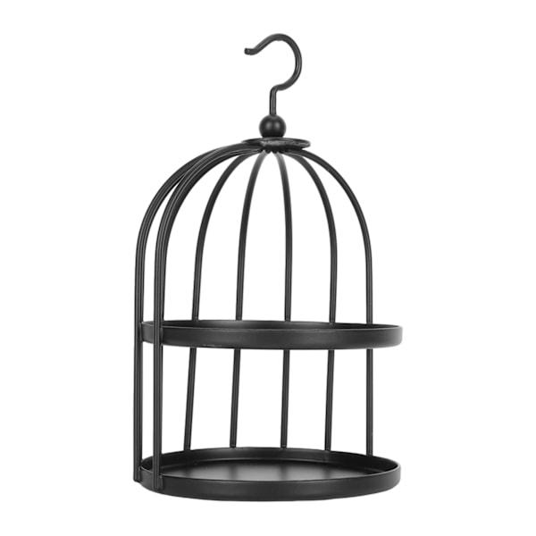 Voksforseglingsvarmer Svart Fugleburstil Hengende Kroker Sterk Metall Dekorativ Forseglingsvoksovn for DIY Håndverk