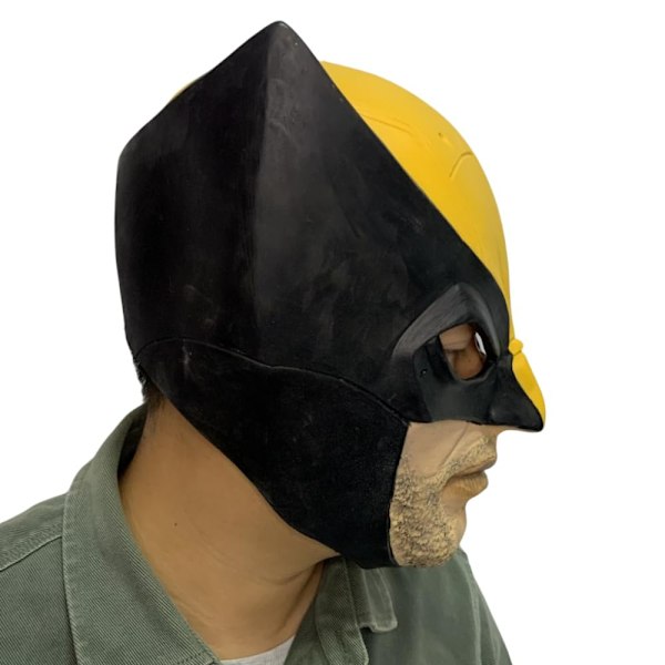 Wolverine Kostyme Gutt Superhelt Hjelm Voksen Halloween Maske Cosplay Ulv Klo Props Fantasy A