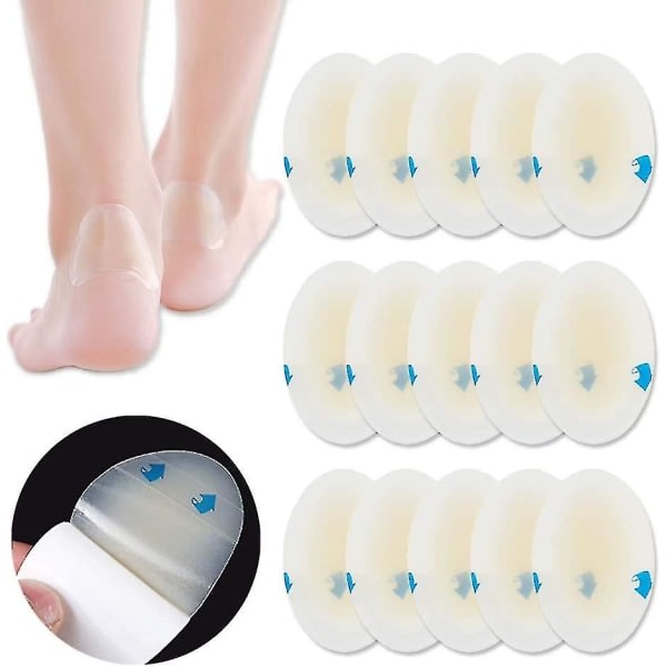 Anti-slitage Heel Paste Gel Anti-slitage Fot Paste Steril Sealing Bubble Patch 15st