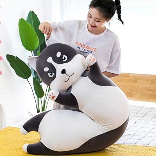 50 cm Lång Söt Hunddocka Plysch Mjukisdjur Sovkompis Kudde Supermjuk Gosedjur Leksak Barnpresent för 50 cm (1 piece)