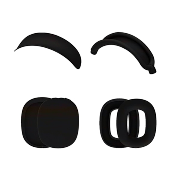 Headset Silikon Øreputer Hodebøyle for AirPodsMax Hodetelefoner 360° Full Beskyttelse