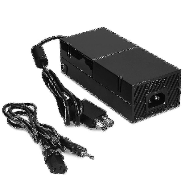 Xbox One Power Supply Brick, [uppgraderad version] Xbox AC Adapter Ersättningsladdare Power Kabel för Microsoft Xbox One, 100-240v spänning)