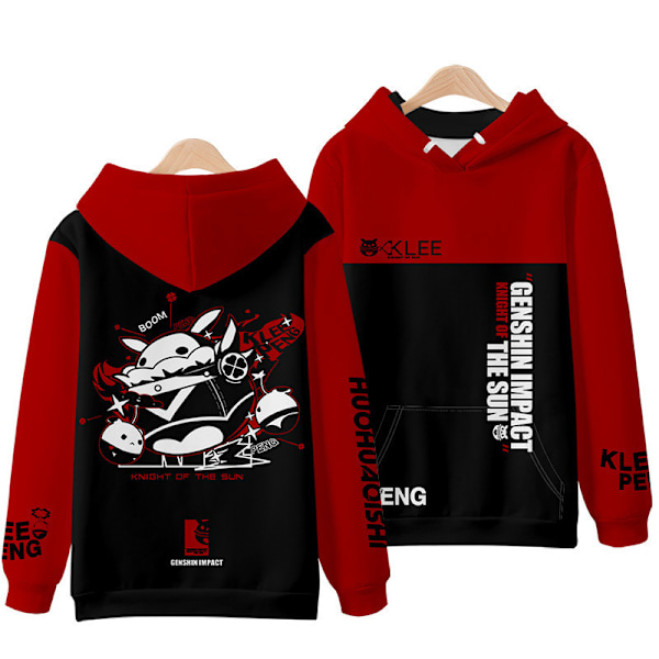 2023 ny Genshin animation perifer ungdom par sweatshirt Genshin Impact pullover hoodie