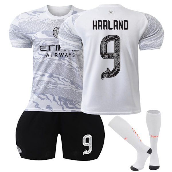 Manchester City Hemmafotbollströja 23-24 Commemorative Edition Nr 9 Haaland 24