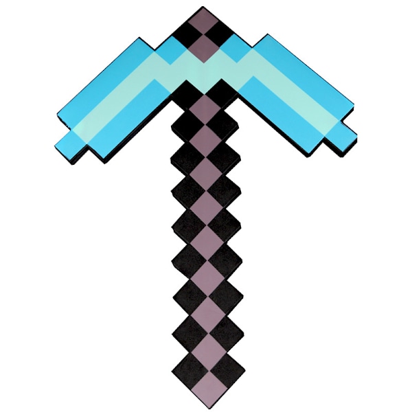 Minecraft periferiutstyr leker, spill, liten blå hakke 30cm【GKS】
