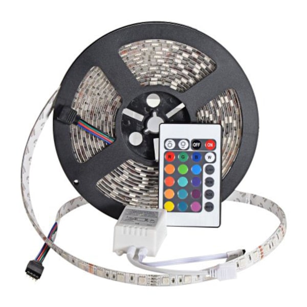 5m IP20 LED-slange RGB SMD5050 Multifarvet MultiColor 4x