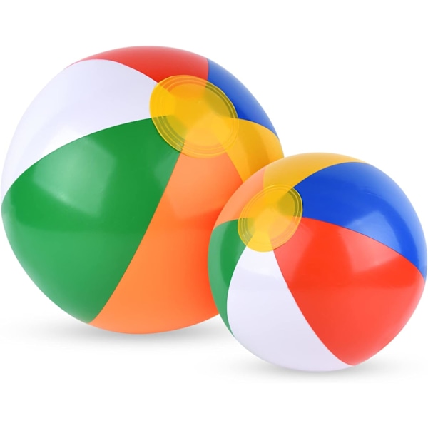 Beach Balls Inflatable Beach Toys Rainbow Beach Ball Bulk for Fam