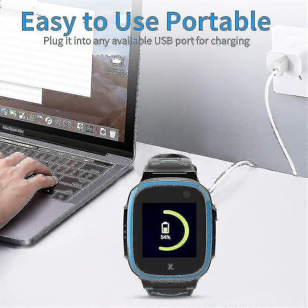 USB-opladerkabel til børneur Xplora X5 Play X5 X4 white