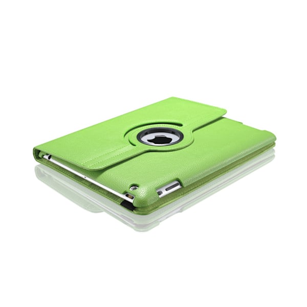 iPad Air 6 Deksel Beskyttende Nettbrettdeksel iPad 9.7-tommers Roterende Lærdeksel Pro11 Lychee Mønster 10.2 grønn green 2017/2018 iPad(9.7)