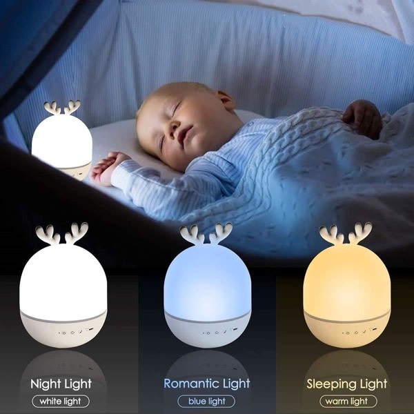 Baby Night Light Projector, LED Child Night Light Musical och Lum