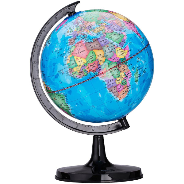 World Globe för barn Pedagogisk roterande världsbarnkarta med stativ