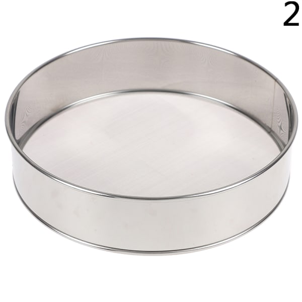 Kök Fin 60# Mesh Mjölsikt Rostfritt Stål Mjölsil 2(20CM