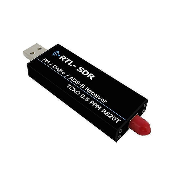 Rtl2832u Rtl Sdr -vastaanotin R820t2 Usb Rtl-sdr -dongle 0,5 ppm Tcxo SMA Mjzsee A300u:lla